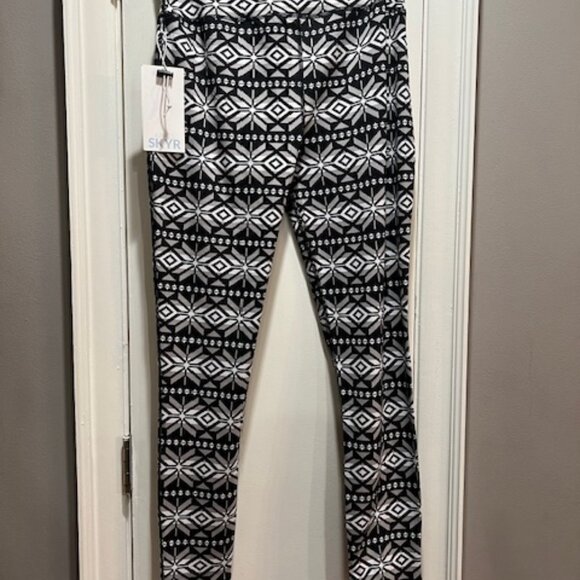 Apres Skyr Black Beauty High-waisted Baselayer Legging, NWT, Sz L & M - Picture 2 of 4